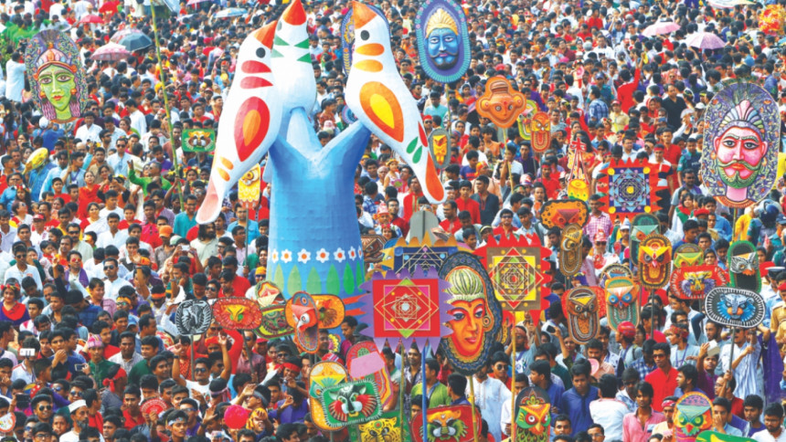 নাম মঙ্গল শোভাযাত্রাই থাকছে, স্লোগান ‘নববর্ষের ঐকতান, ফ্যাসিবাদের অবসান’