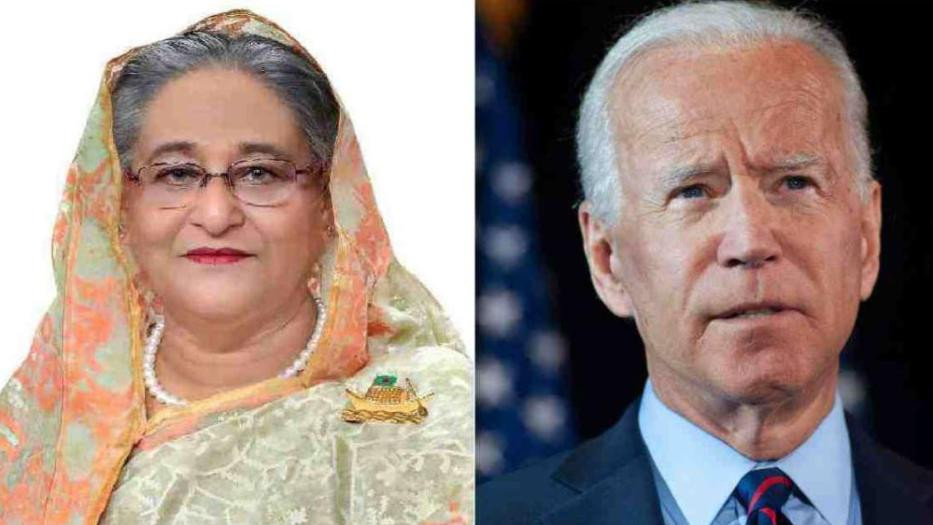 প্রধানমন্ত্রী শেখ হাসিনাকে চিঠি লিখে যা বললেন বাইডেন