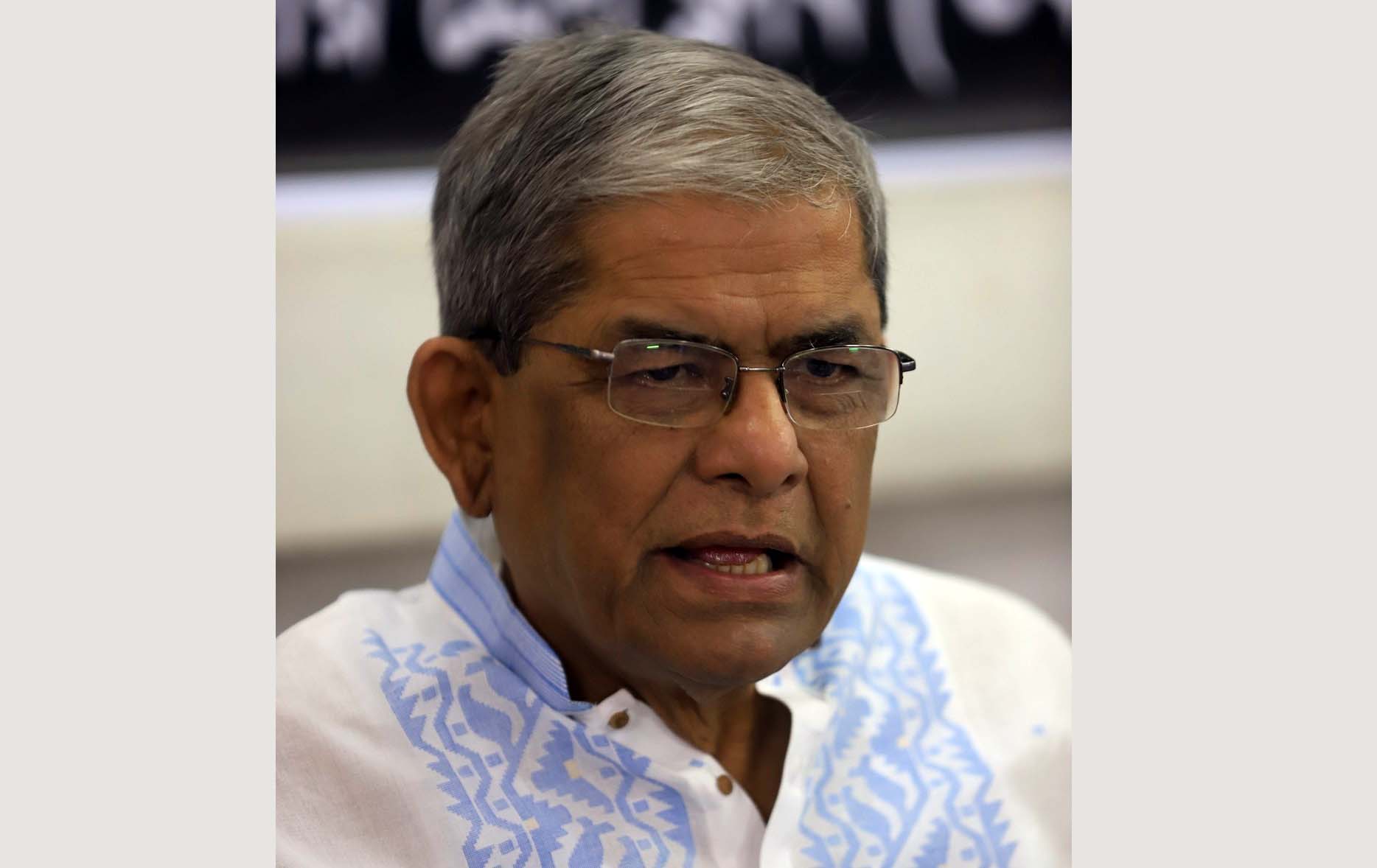 শান্তিপূর্ণ কর্মসূচির মধ্য দিয়ে সরকারের পতন ঘটাব: মির্জা ফখরুল