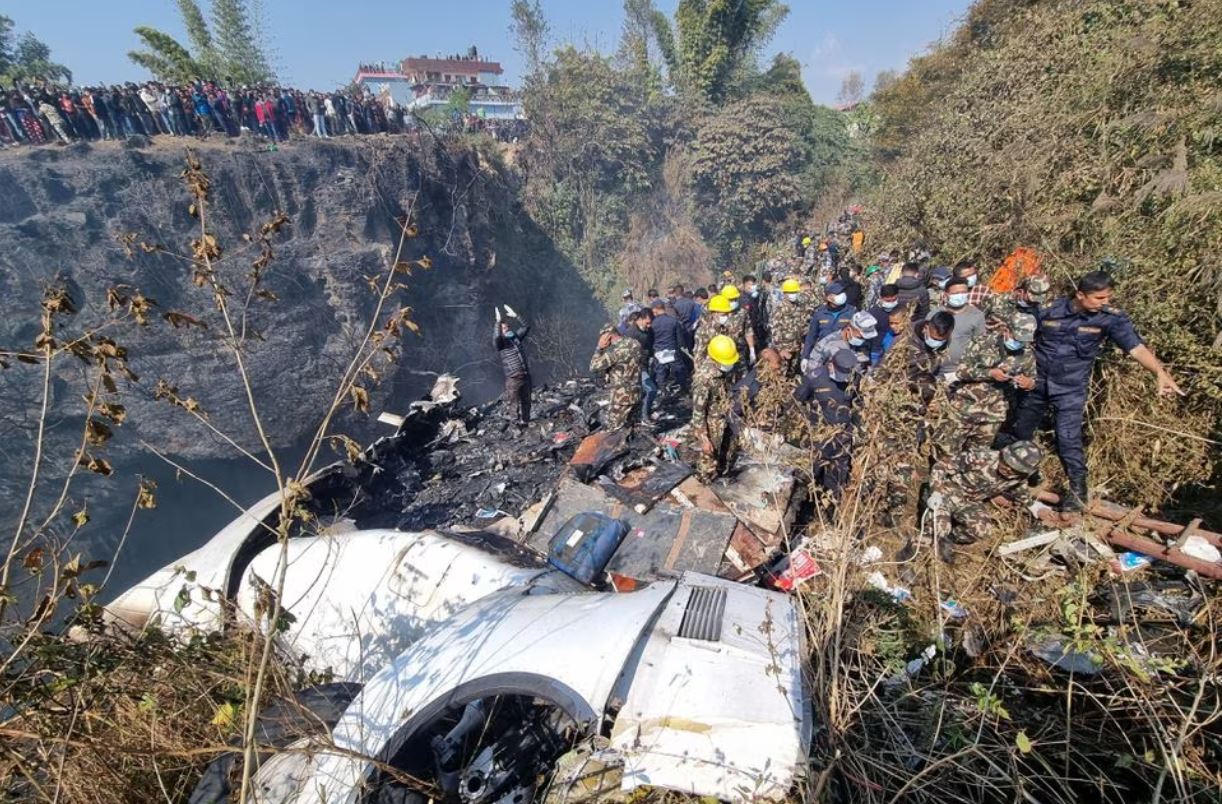 নেপালে উড়োজাহাজ বিধ্বস্তের ঘটনায় নিহত বেড়ে ৬৮