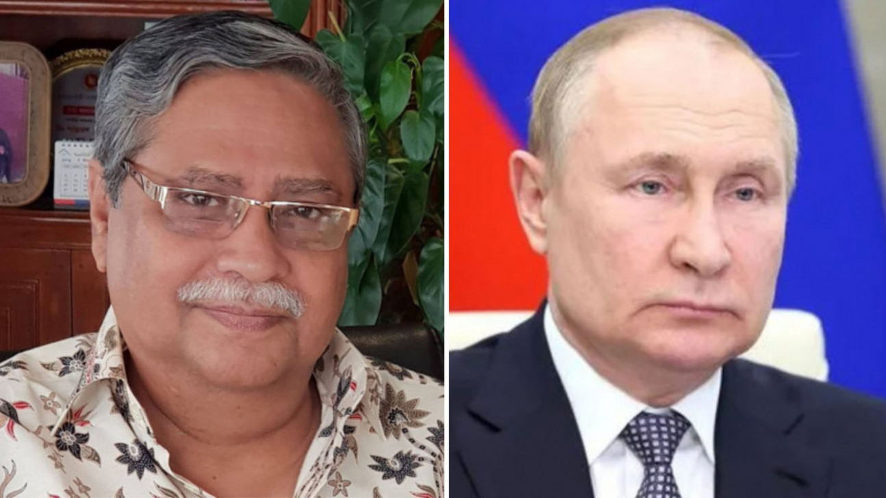নবনির্বাচিত রাষ্ট্রপতি মো. সাহাবুদ্দিনকে পুতিনের অভিনন্দন