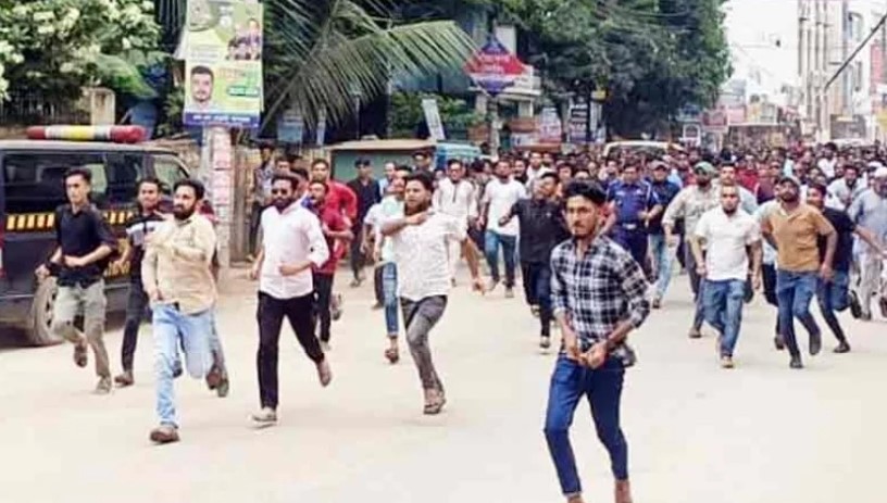 কুমিল্লায় হিন্দু বৌদ্ধ খ্রিস্টান ঐক্য পরিষদের মিছিলে যুবলীগের হামলা, আহত ২