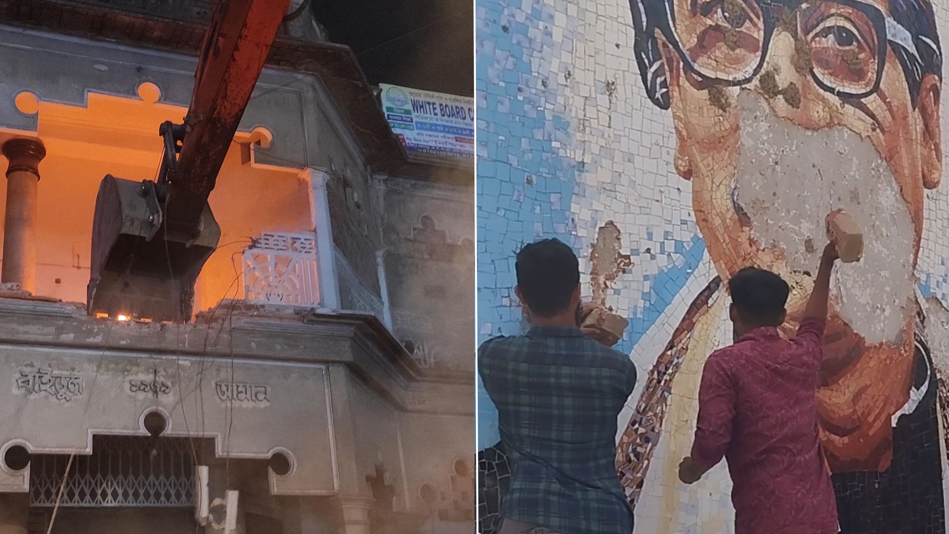 সাভারে আওয়ামী লীগ নেতার বাড়িতে হামলার সময় এলাকাবাসীর ধাওয়া, আর কোথায় কী হলো