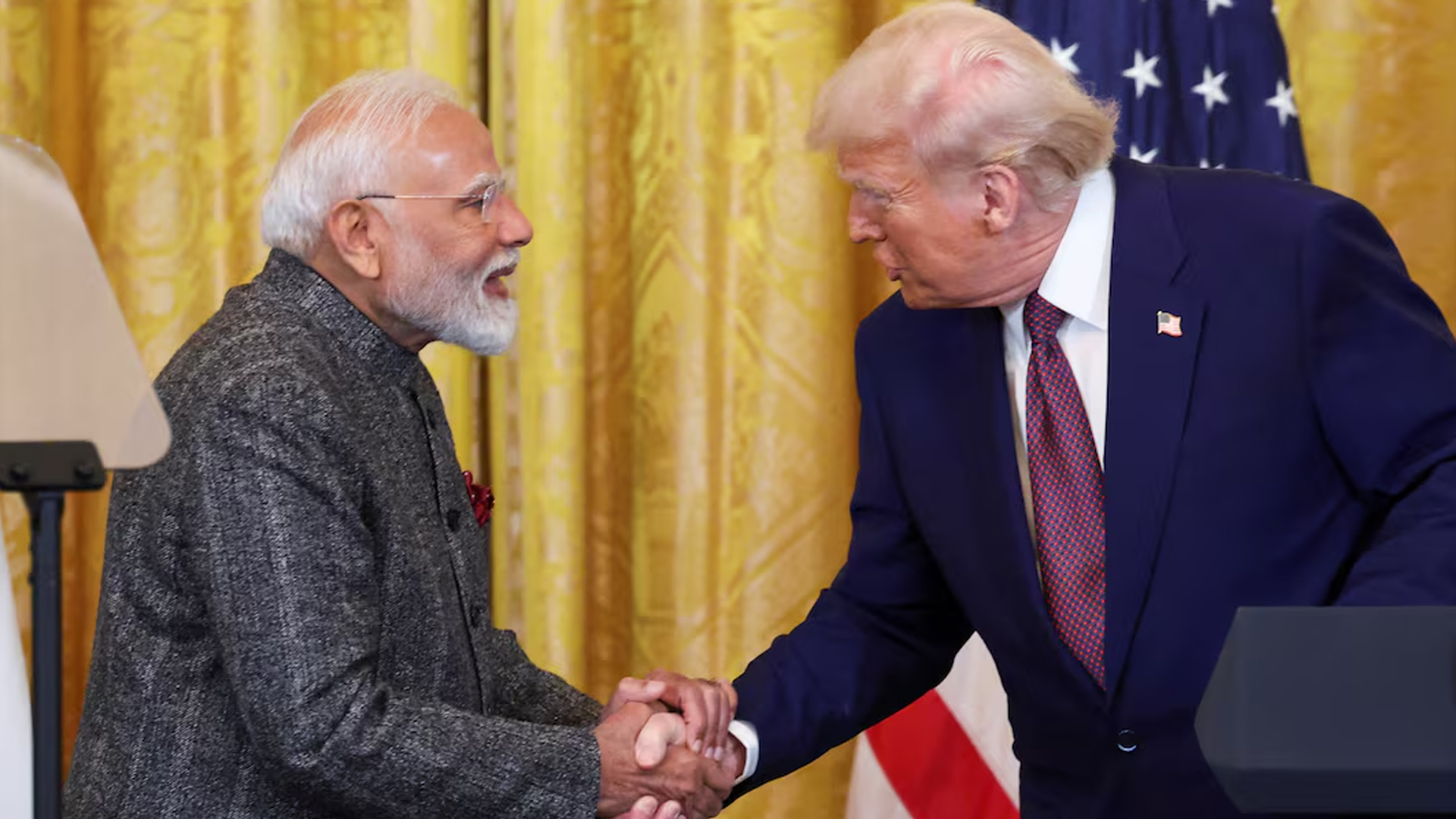 ভারতের সঙ্গে বাণিজ্য চুক্তির ঘোষণা ট্রাম্পের, কমছে শুল্ক
