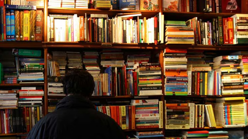 reading books