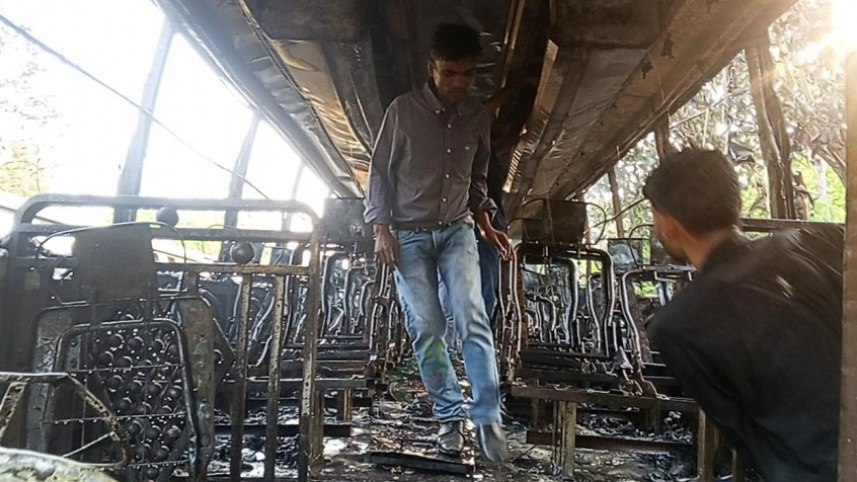 bus fire