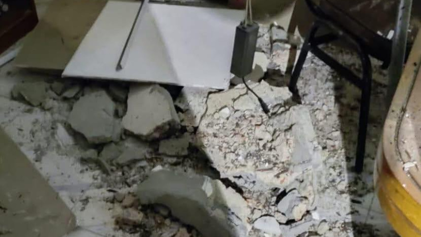 plaster fall off