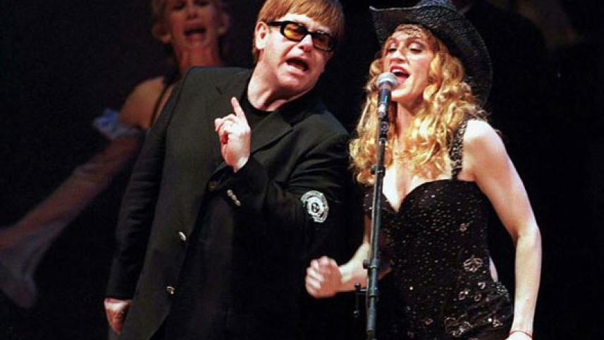 Madonna and Elton John