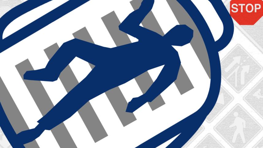 Road accident logo