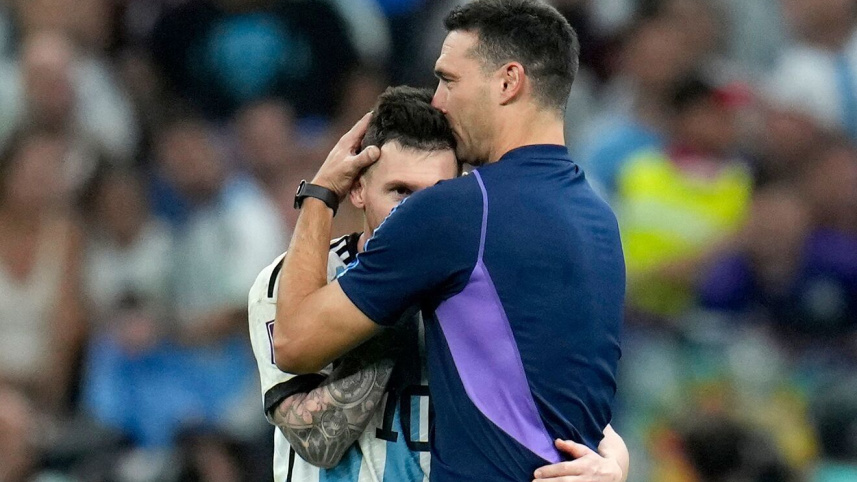 Scaloni and messi