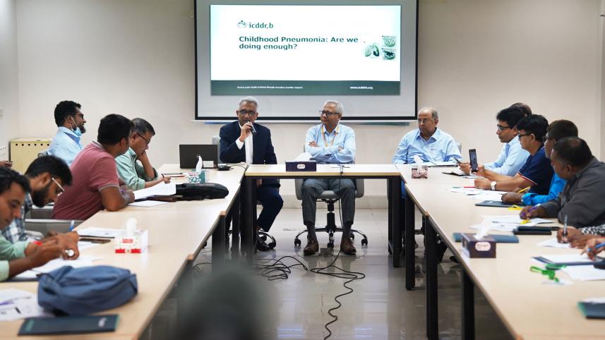 বাংলাদেশে নিউমোনিয়ায় প্রতি ঘণ্টায় মারা যাচ্ছে ২ থেকে ৩ শিশু: আইসিডিডিআর,বি