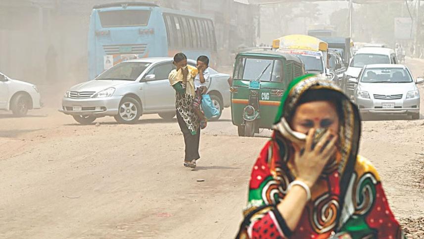 আজ সকালেও বিশ্বে সবচেয়ে দূষিত বাতাস ঢাকার