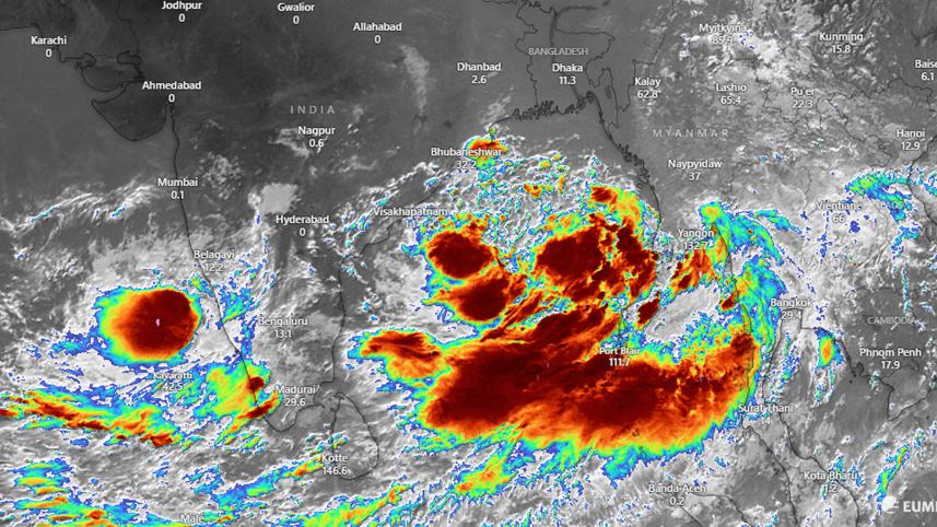 নিম্নচাপে পরিণত হয়েছে সুস্পষ্ট লঘুচাপ, সাগরে ১ নম্বর দূরবর্তী সংকেত