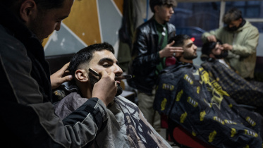 Afghan barber/AFP