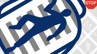 Road accident logo