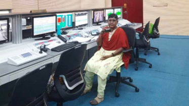 ইসরোর কার্যালয়ে এন বালারনাথি। ছবি: এক্স (টুইটার) 