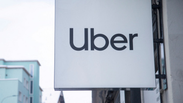 উবারের লোগো। ছবি: রয়টার্স
