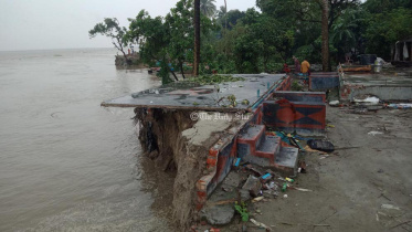 সিরাজগঞ্জে নদী ভাঙন