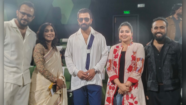 ঈদে 'বরবাদ' মুক্তির ২১ দিনের মাথায় নিজের অভিনীত সিনেমা দেখতে আসলেন ঢাকাই সিনেমার শীর্ষ নায়ক শাকিব খান।  ছবি: স্টার